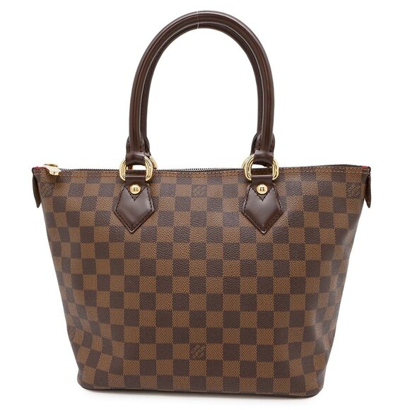 LOUIS VUITTON Red Damier Tote Bag - Picture 1 of 15